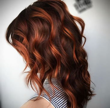 choosing highlights for auburn hair